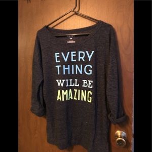 Old Navy 3/3 sleeve T-shirt